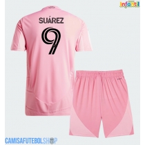 Camisa de time de futebol Inter Miami Luis Suarez #9 Replicas 1º Equipamento Infantil 2026-27 Manga Curta (+ Calças curtas)